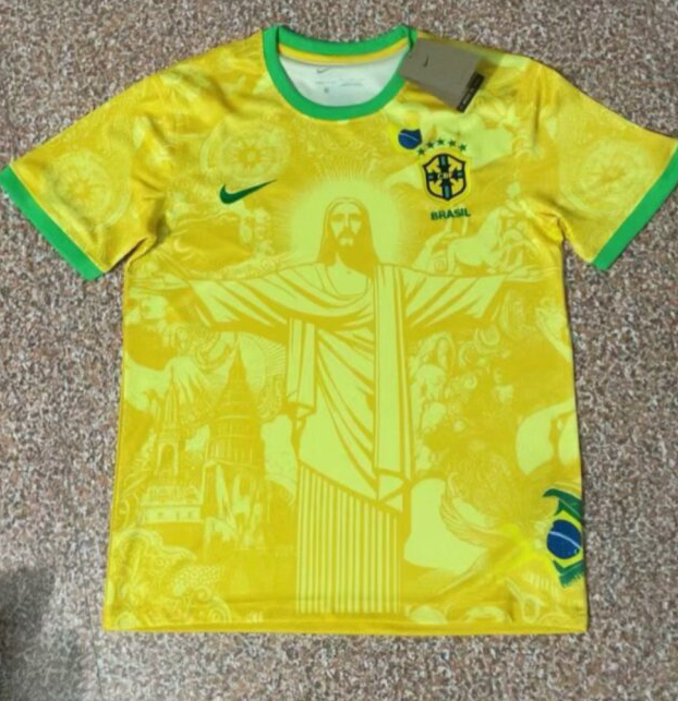 2024-25 Brazil yellow JESUS version