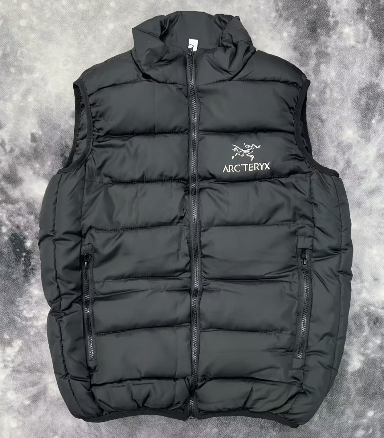 2025 AT Black Cotton Vest jacket