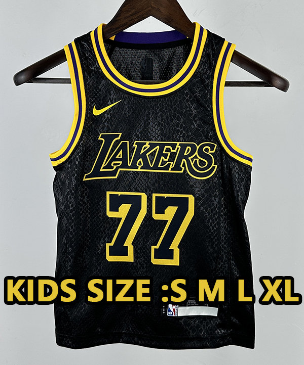 L black Black Mamba edition Kids #77