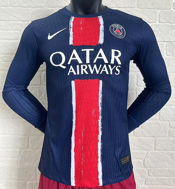 2024-25 Paris Home long sleeve player version